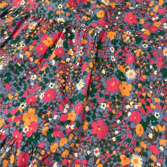 Rails Edina Leilani Floral Midi Skirt Tiered Smocked Waist Peasant Women’s MED - Picture 5 of 12